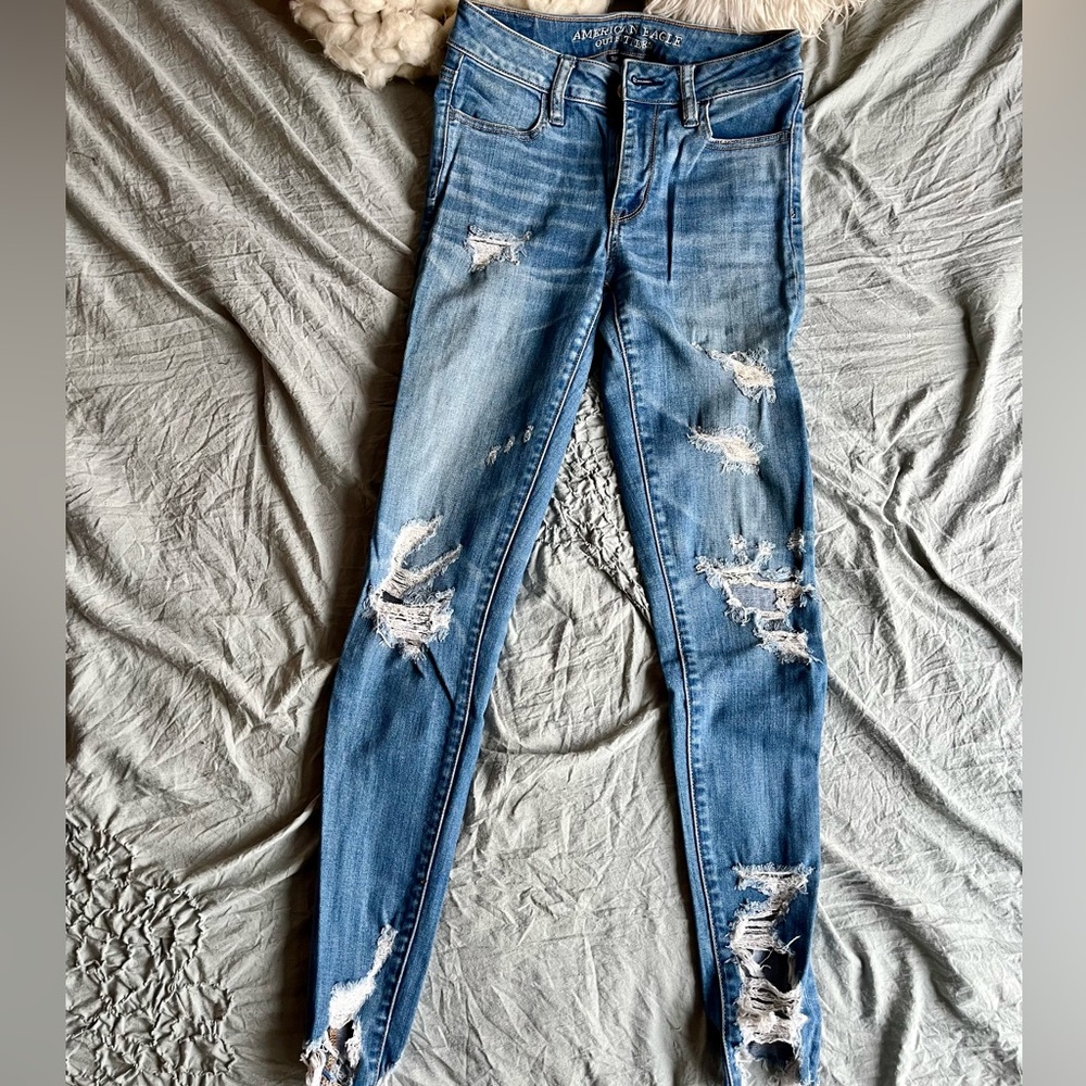 High Waisted Skinny Jeans